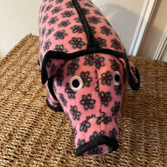 Barnyard Tuff Decorative Pig Chew Toy BIG! - Picture 3 of 14